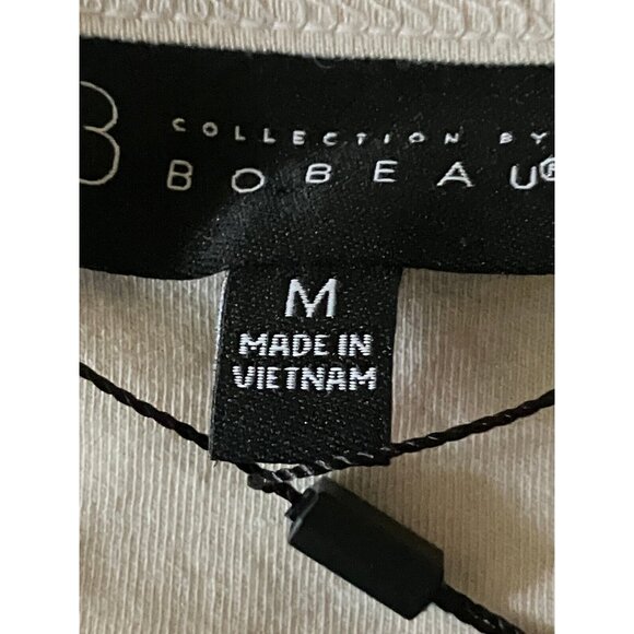 Bobeau Collection 100% Cotton Beige Blouse Top Sleeveless Size M - Picture 7 of 14